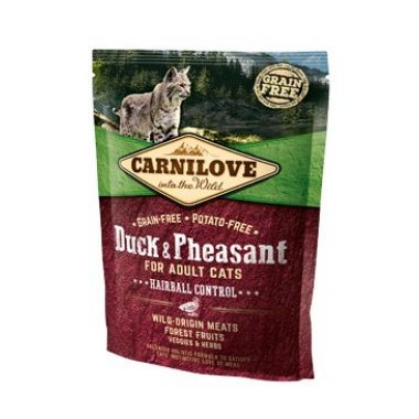 Carnilove Cat Duck & Pheasant Adult Hairball Contr 400 g