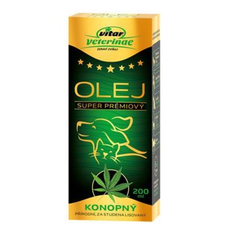VITAR Veterinae Konopný olej 200 ml