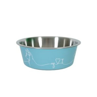 Zolux Miska nerez pes LOVE DOG modrá 1,2 l