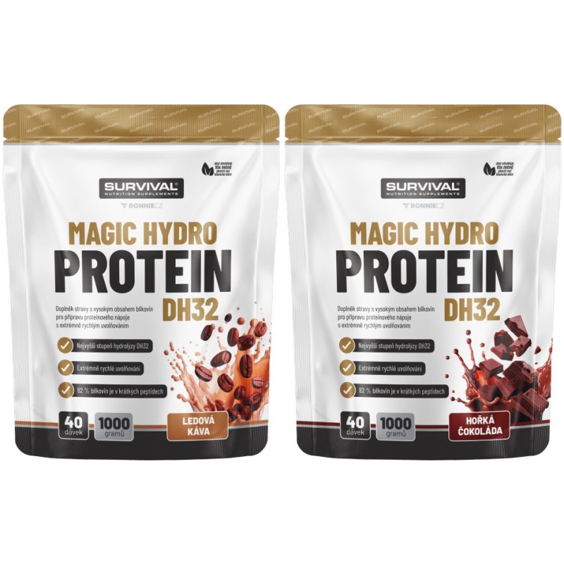 Survival Magic Hydro Protein DH32 - 1000 g AKCE 1+1