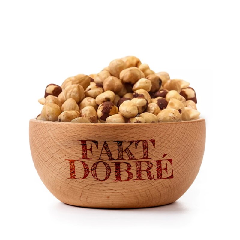 FAKT DOBRÉ Lískové ořechy pražené nesolené 1 kg