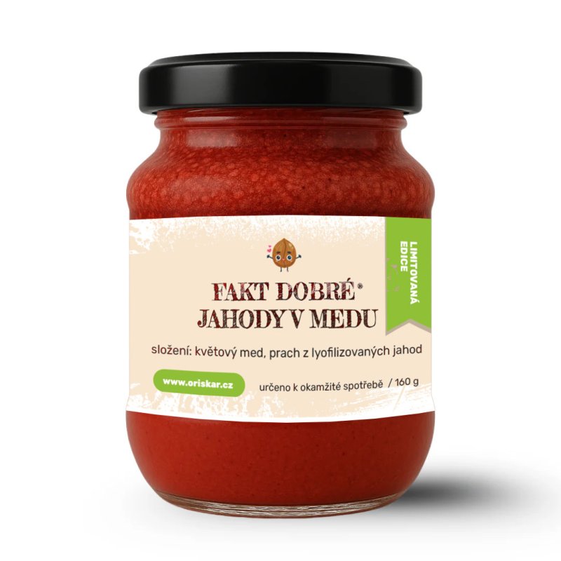 FAKT DOBRÉ Jahody v medu 160 g