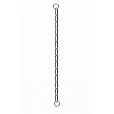 Obojek kovový stahovák dlouhá oka 1-řadý 65cm