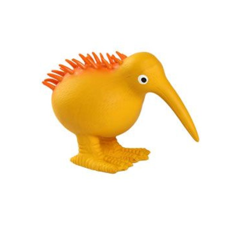 Kiwi Walker pes WHISTLE latex pískací oranžový 8,5 cm