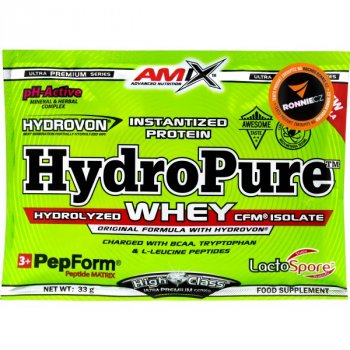 Amix HydroPure Whey - 33 g, dvojitá čokoláda