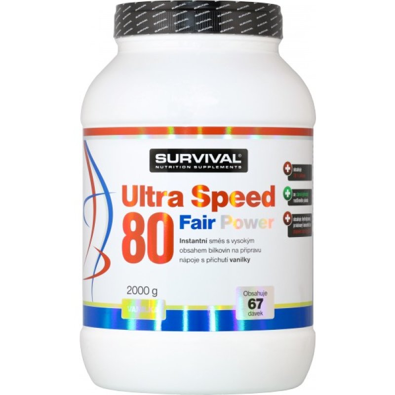 Survival Ultra Speed 80 Fair Power 2000 g, čokoláda