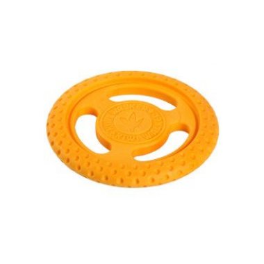Hračka pes FRISBEE MINI plov. z TPR oranžová Kiwi