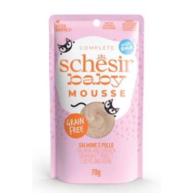 Schesir Cat kapsa Kitten Lifestage Mousse losos 70 g