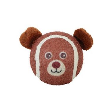 Hračka pes TENNIS BALLS míček Méďa L Zolux