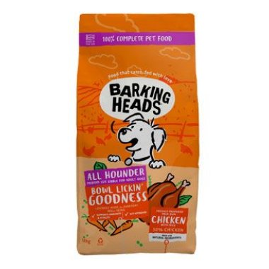 BARKING HEADS All Hounder Bowl Lickin Good Chicken 12 kg