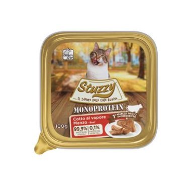Stuzzy Cat vanička Adult Monoprot. hovězí 100 g