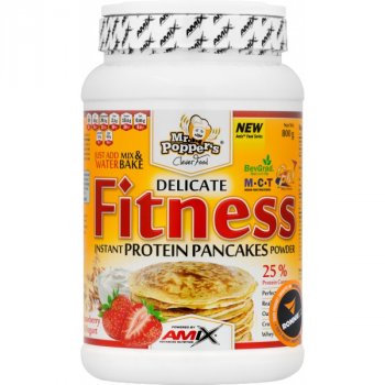 Amix Fitness Protein Pancakes - 800 g, jahoda-jogurt