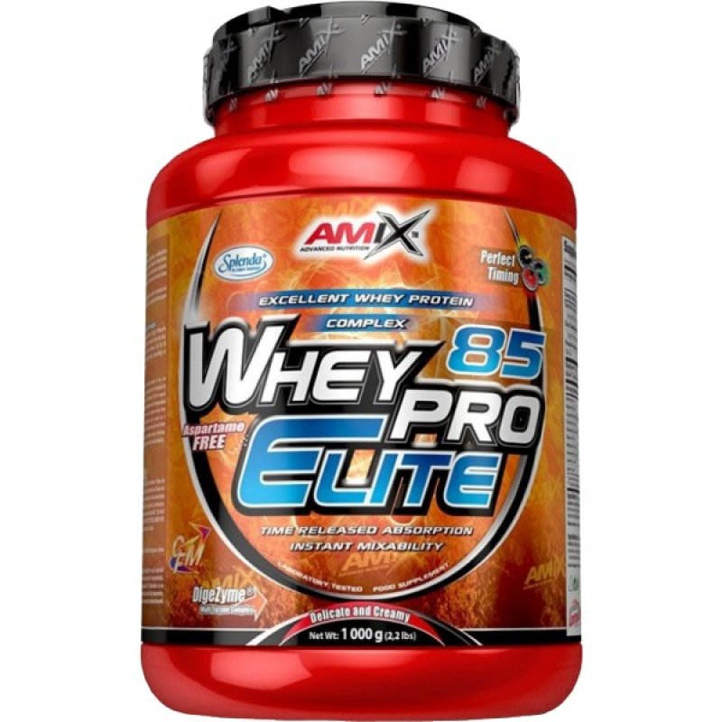 Amix WheyPro Elite 85 - 1000 g, jahoda
