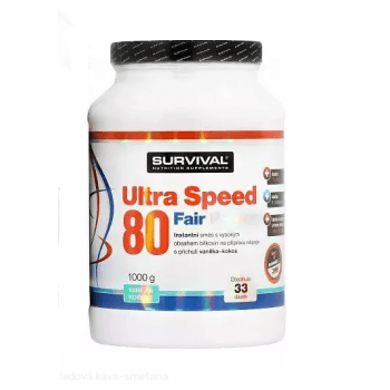 Survival Ultra Speed 80 Fair Power 1000 g, vanilka-kokos