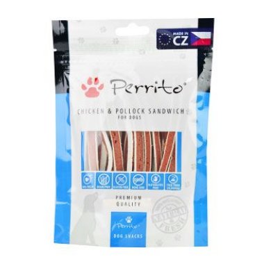 Perrito Chicken & Pollock Sandwich pro psy 100 g