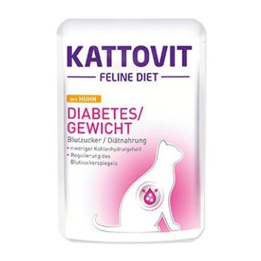 Kattovit Cat Diabetes/Gewicht kuře kapsa 85 g
