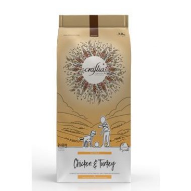 Kraftia CRAFTIA NATURA DOG Puppy M/L Chicken & Turkey 7 kg