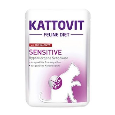 Kattovit Cat Sensitive kachna kapsa 85 g