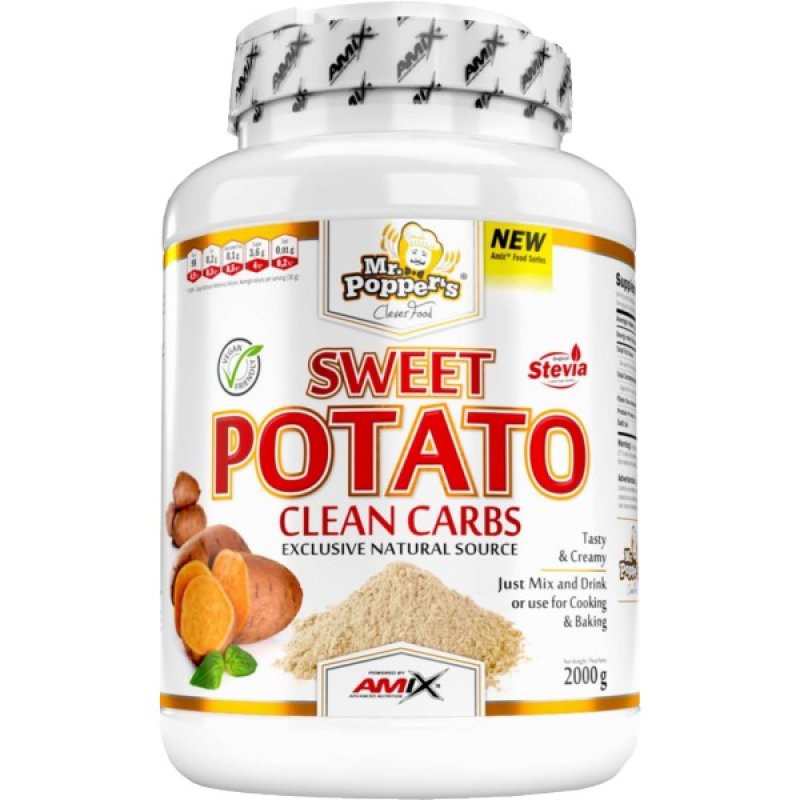 Amix Sweet Potato Clean Carbs - 2000 g, arašídové máslo