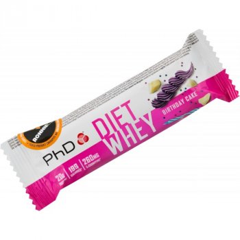 PhD Nutrition Diet Whey Bar - 65 g, narozeninový dort