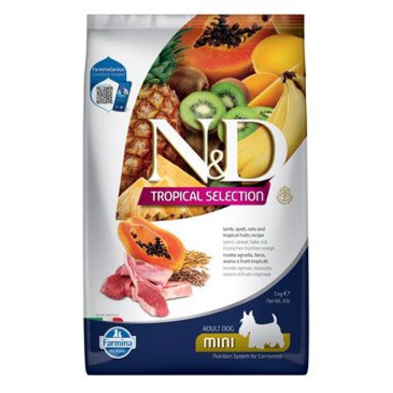 N&D TROPICAL SELECTION DOG Adult Mini Lamb 5 kg
