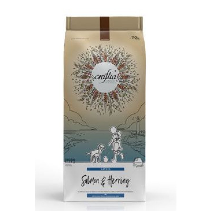 Kraftia CRAFTIA NATURA DOG Puppy M/L Salmon 7 kg