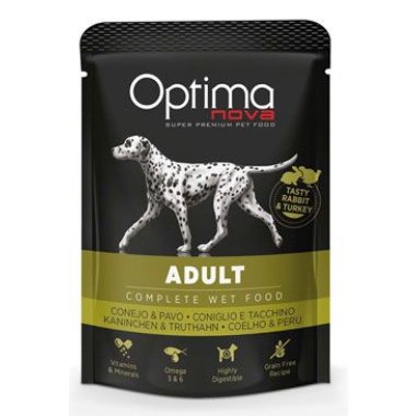 Optima Nova Dog Adult Rabit & Turkey kapsa 300 g