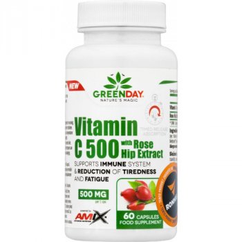 Vitamin C 500 s extraktem z šípků - 60 cps