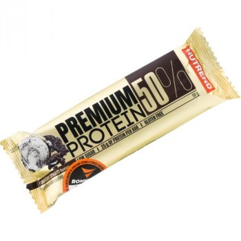 Nutrend Premium Protein 50 % Bar - 50 g, cookies & cream
