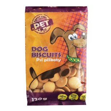Piškoty Happy Cool Pet s vápníkem pro psy 120 g