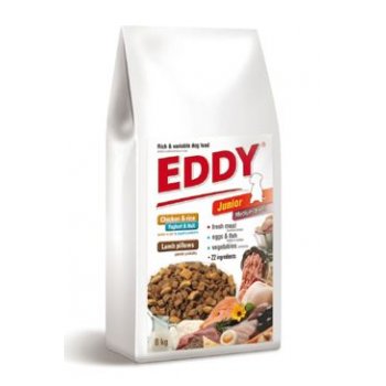 EDDY Junior Medium Breed s masovými polštářky 8 kg