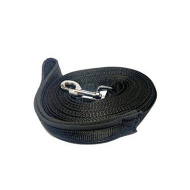 Vodítko DINOFASHION stopovací s rukojetí 20m černá