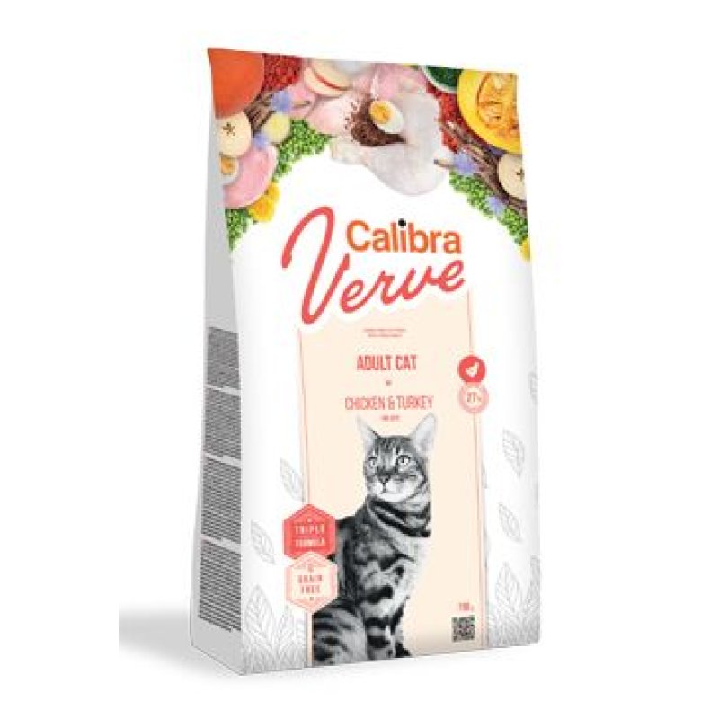 Calibra Cat Verve GF Adult Chicken&Turkey 750 g