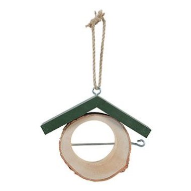 Zolux Budka krmítko HUT na jablko, dřevo, zelená