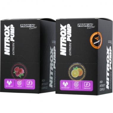 PROM-IN Nitrox Pump Extreme - 10x 15 g, malina