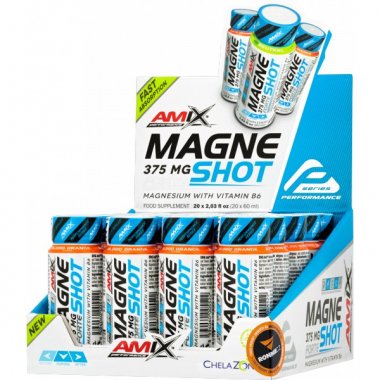 Amix Hořčík • MagneShot Forte - 20x 60 ml, červený pomeranč
