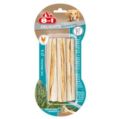 Pochoutka 8in1 Dental Delights Sticks 3 ks