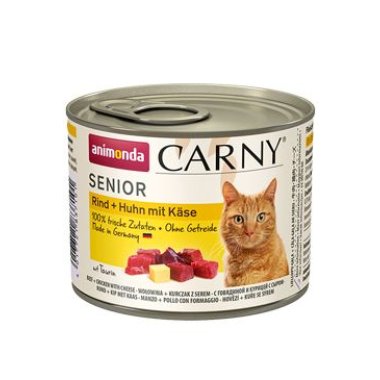 Animonda konz. kočka CARNY SENIOR kuře/sýr 200 g