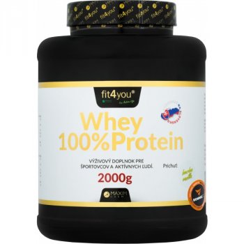 Fit4you 100 % Whey Protein - 2000 g, kokos