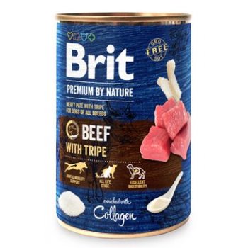 Brit Premium Dog by Nature  konz Beef & Tripes 400 g