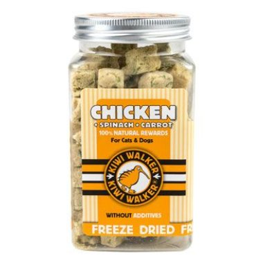 Kiwi mrazem sušené kuře, špenát, mrkev 65 g