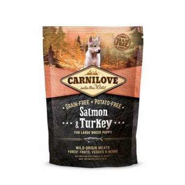 Carnilove Dog Salmon & Turkey for LB Puppies 1,5 kg