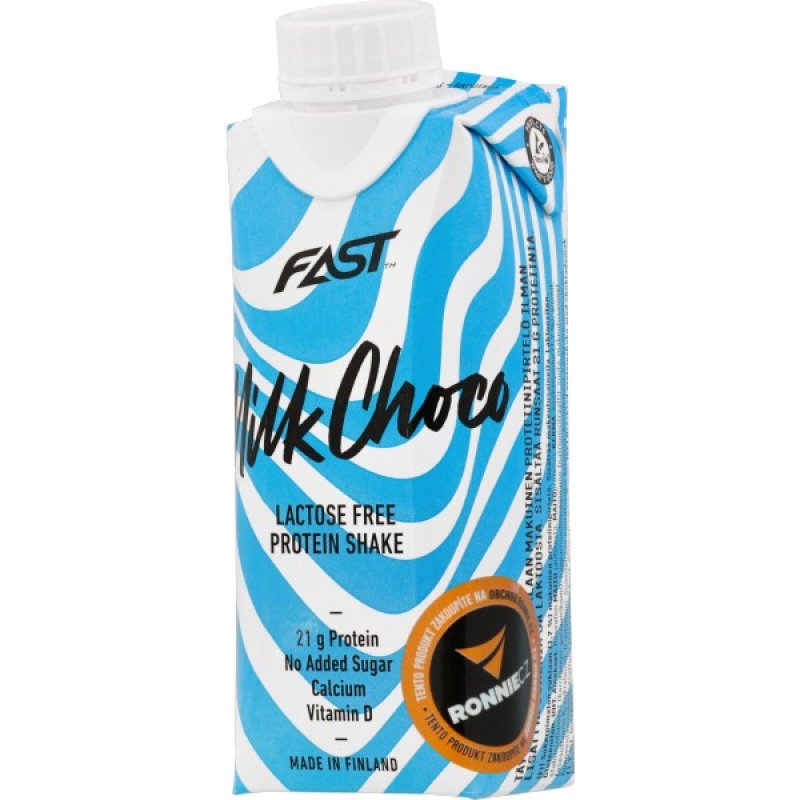 FAST Protein Shake Lactose Free - 250 ml, mléčná čokoláda