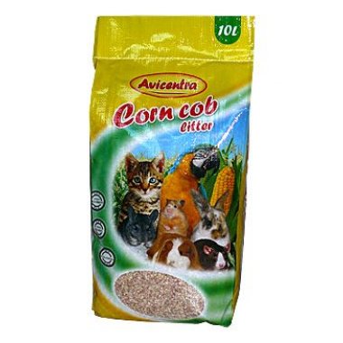 Avicentra kukuřičná podestýlka 10 l jemná