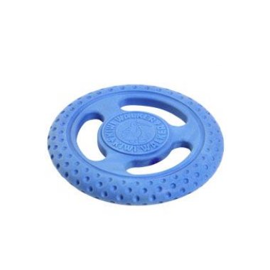 Hračka pes FRISBEE MAXI plov. z TPR modrá Kiwi