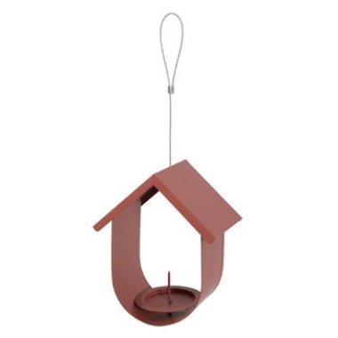 Zolux Budka krmítko GAMA III na loj. kouli kov. červená