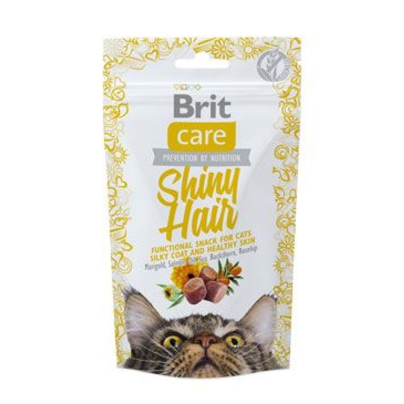 Brit Care Cat Snack Shiny Hair 50 g
