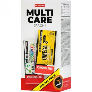 Nutrend Multi Care: Omega 3 Plus + Multicomplex Compressed Caps - 120 tbl, 60 tb