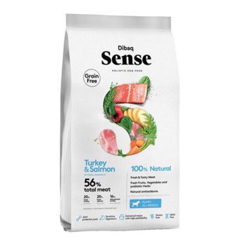 Dibaq Sense Salmon & Turkey Puppy 12 kg
