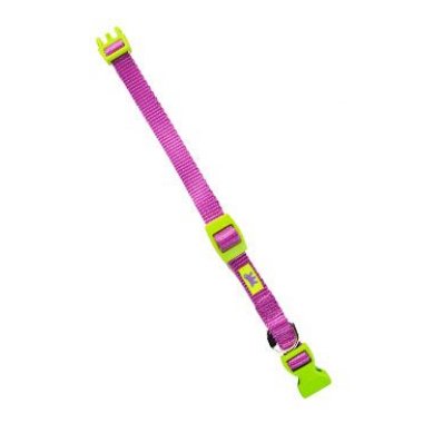 Ferplast obojek nylon CLUB C 44 cm x 15 mm světle fialový